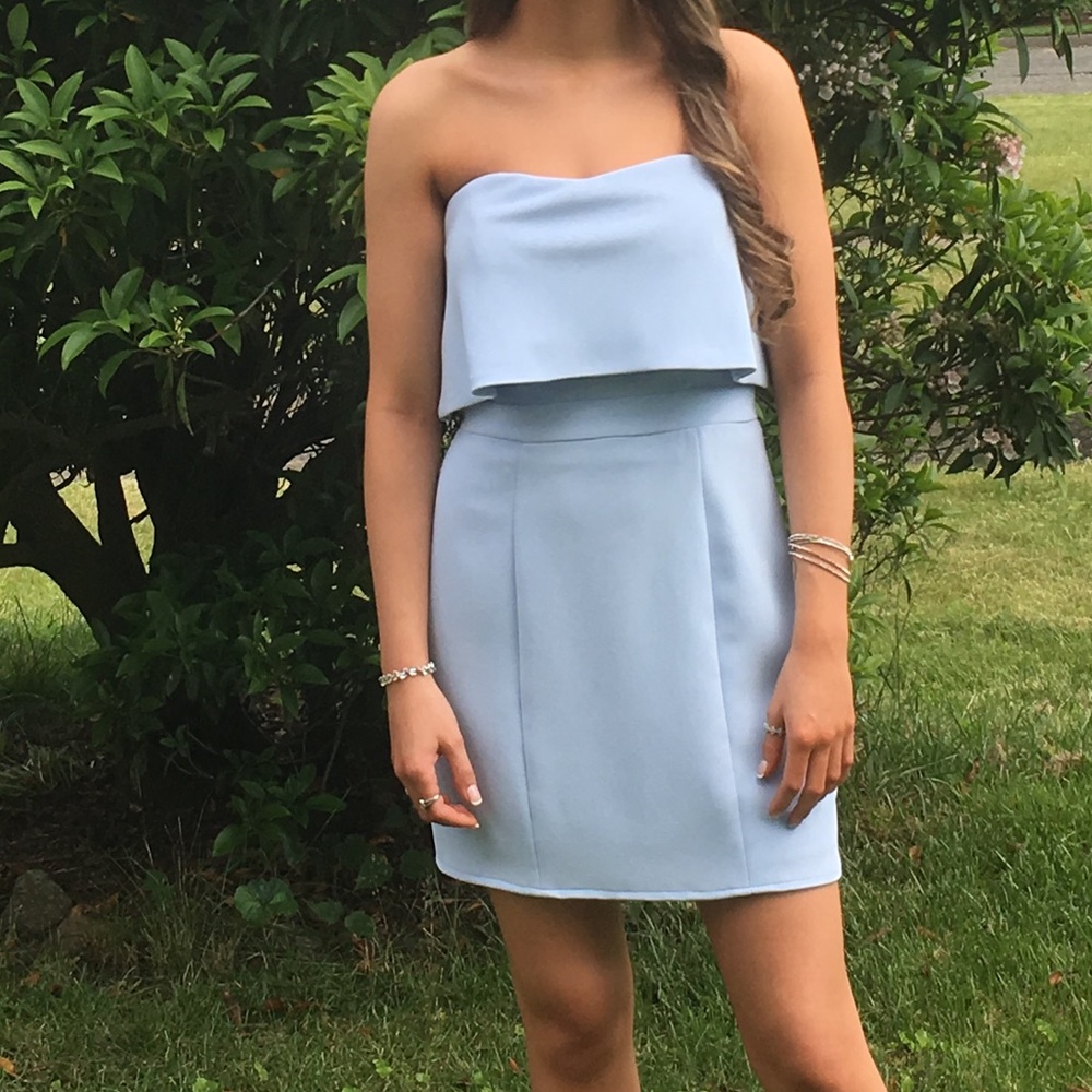 Xscape Strapless Cocktail Dress